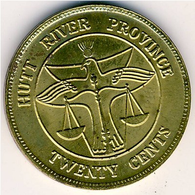 Хатт Ривер., 20 центов (1976–1978 г.)