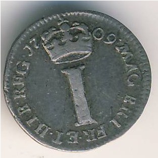 Великобритания, 1 пенни (1703–1713 г.)