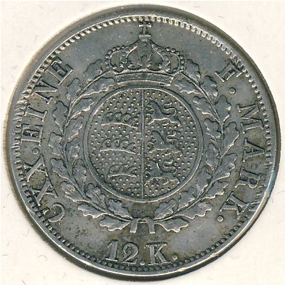 Вюртемберг, 12 крейцеров (1824 г.) Вюртемберг, 12 крейцеров (1824 г.)
