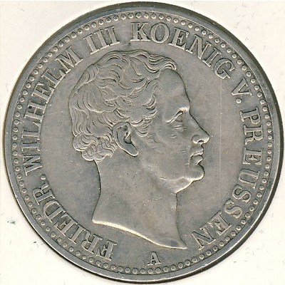 Пруссия, 1 талер (1829–1840 г.)