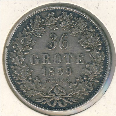 Бремен, 36 грот (1840–1859 г.)