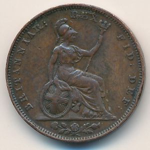 Great Britain, 1 farthing, 1826–1831 Great Britain, 1 farthing, 1826–1831