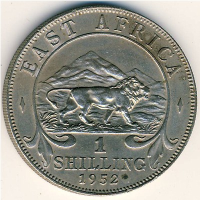 Восточная Африка, 1 шиллинг (1948–1952 г.)