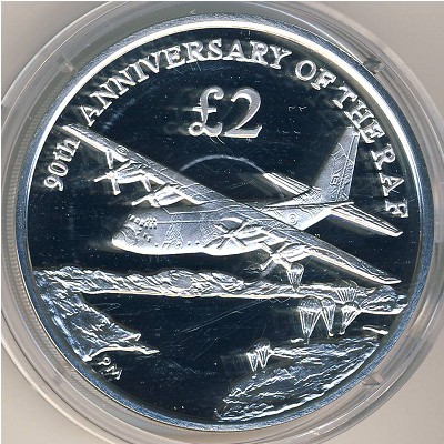 Южная Джорджия и Южные Сендвичевы острова, 2 pounds, 2008 Южная Джорджия и Южные Сендвичевы острова, 2 pounds, 2008