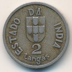Portuguese India, 2 tangas, 1934