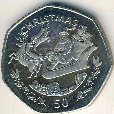 Гибралтар, 50 пенсов (1997 г.)