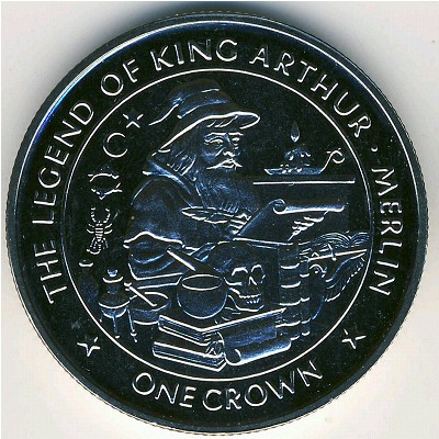 Остров Мэн, 1 крона (1996 г.)