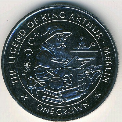 Остров Мэн, 1 крона (1996 г.)