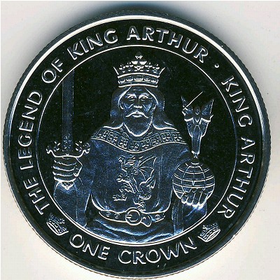 Остров Мэн, 1 крона (1996 г.)
