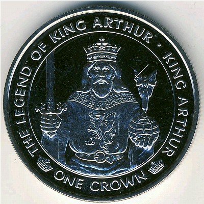 Остров Мэн, 1 крона (1996 г.)