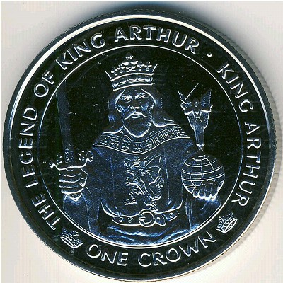 Остров Мэн, 1 крона (1996 г.)