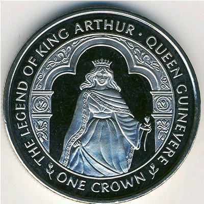 Остров Мэн, 1 крона (1996 г.)