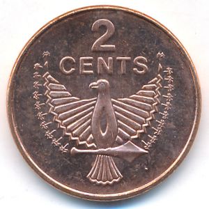 Solomon Islands, 2 cents, 1987–2006