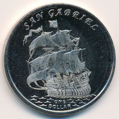 Gilbert Islands., 1 dollar, 2015