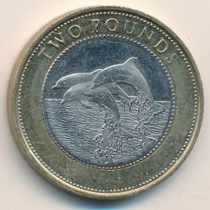 Гибралтар, 2 фунта (2014–2015 г.)
