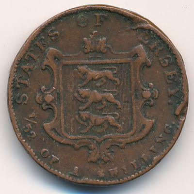 Jersey, 1/52 shilling, 1841–1861