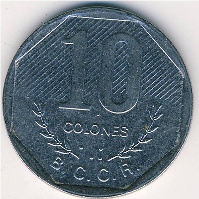 Коста-Рика, 10 колон (1983–1992 г.)