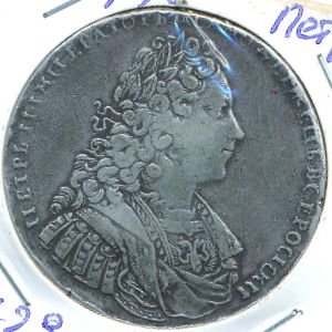 Пётр II (1727—1730), 1 рубль (1729 г.)