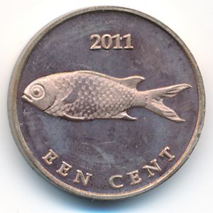 Sint Eustatius., 1 cent, 2011 Sint Eustatius., 1 cent, 2011