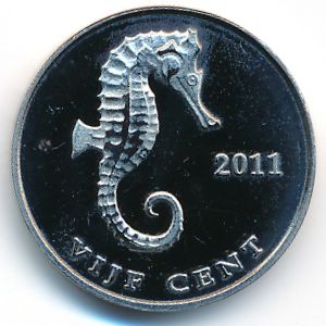 Sint Eustatius., 5 cents, 2011 Sint Eustatius., 5 cents, 2011