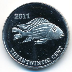 Sint Eustatius., 25 cents, 2011 Sint Eustatius., 25 cents, 2011