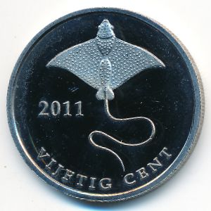 Sint Eustatius., 50 cents, 2011 Sint Eustatius., 50 cents, 2011