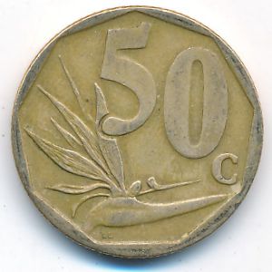 ЮАР, 50 центов (2012 г.)