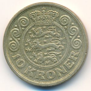 Дания, 10 крон (2001 г.)