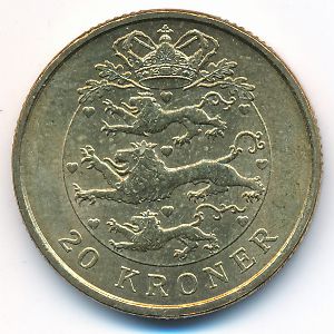 Дания, 20 крон (2003–2010 г.)