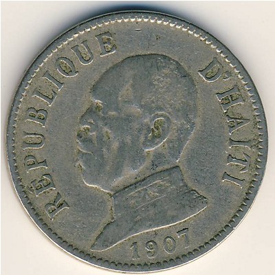 Haiti, 20 centimes, 1907–1908