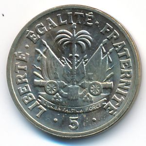 Haiti, 5 centimes, 1953
