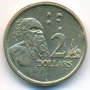 Австралия, 2 доллара (1999–2018 г.)