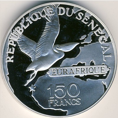Сенегал, 150 франков (1975 г.) Сенегал, 150 франков (1975 г.)