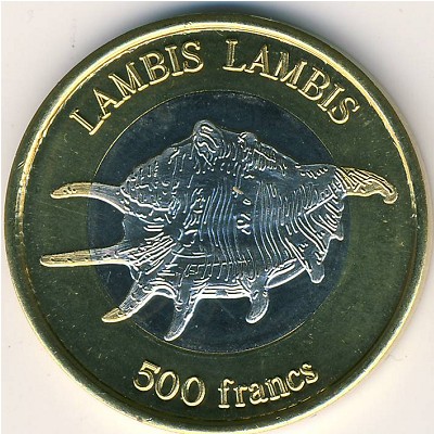 Wallis and Futuna., 500 francs, 2011 Wallis and Futuna., 500 francs, 2011