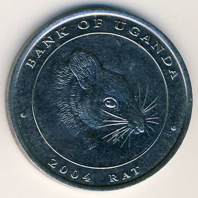 Uganda, 100 shillings, 2004 Uganda, 100 shillings, 2004
