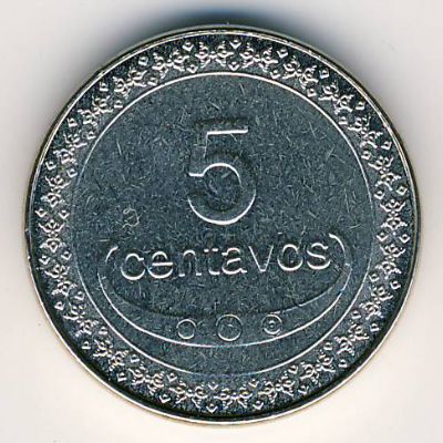 East Timor, 5 centavos, 2003–2013 East Timor, 5 centavos, 2003–2013