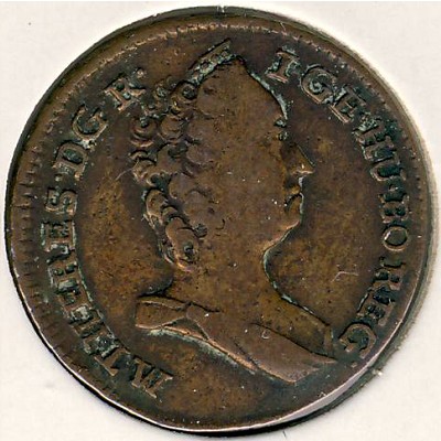 Austria, 1 pfennig, 1759–1765 Austria, 1 pfennig, 1759–1765