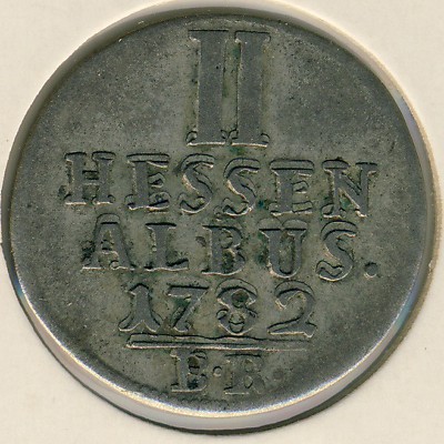 Гессен-Кассель, 2 альбуса (1768–1783 г.)