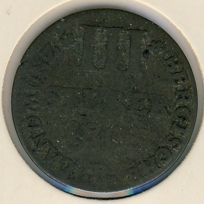 Берг, 3 стюбера (1801–1806 г.)