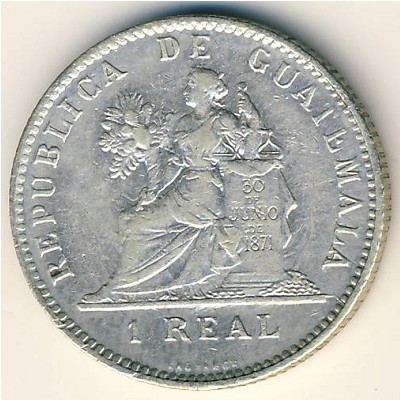Гватемала, 1 реал (1894–1898 г.)