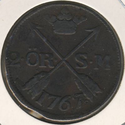 Sweden, 2 ore, 1751–1768 Sweden, 2 ore, 1751–1768