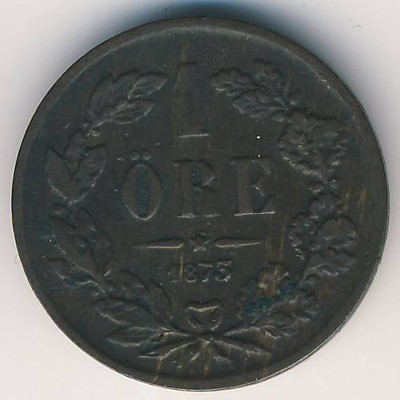 Швеция, 1 эре (1873 г.) Швеция, 1 эре (1873 г.)