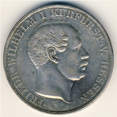 Гессен-Кассель, 2 талера (1854–1855 г.) Гессен-Кассель, 2 талера (1854–1855 г.)