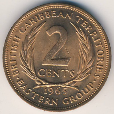 East Caribbean States, 2 cents, 1955–1965