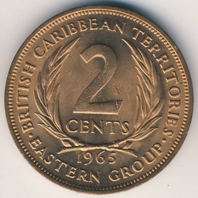East Caribbean States, 2 cents, 1955–1965 East Caribbean States, 2 cents, 1955–1965