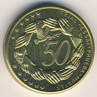 Cyprus., 50 euro cent, 2004