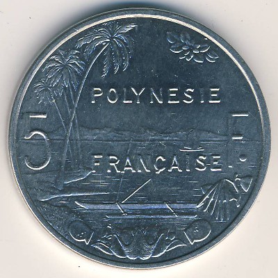 , 5 francs, 1975–2016 , 5 francs, 1975–2016