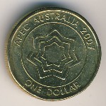 Australia, 1 доллар, 2007