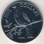 New Zealand, 5 dollars, 2001
