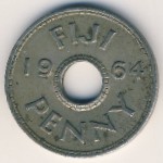 Fiji, 1 пенни, 1964